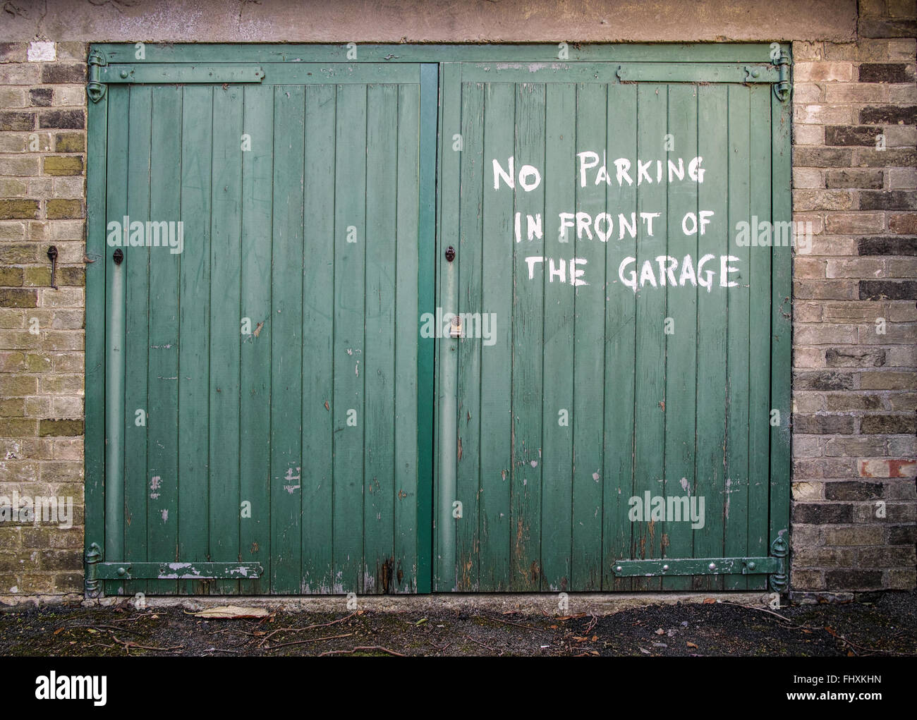 Garage à Pembroke College, Cambridge, Angleterre, fondée par la comtesse de Pembroke en 1384. Banque D'Images