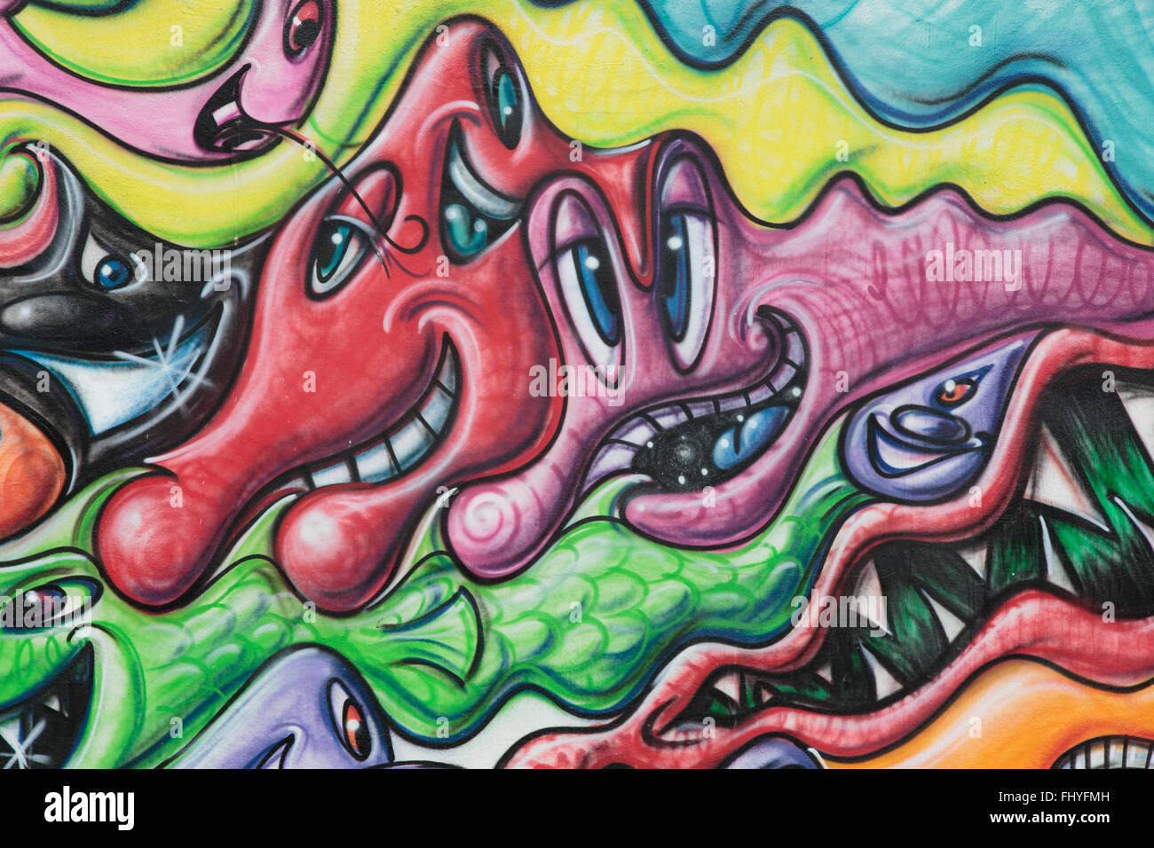 Les murs, Wynwood Miami Banque D'Images