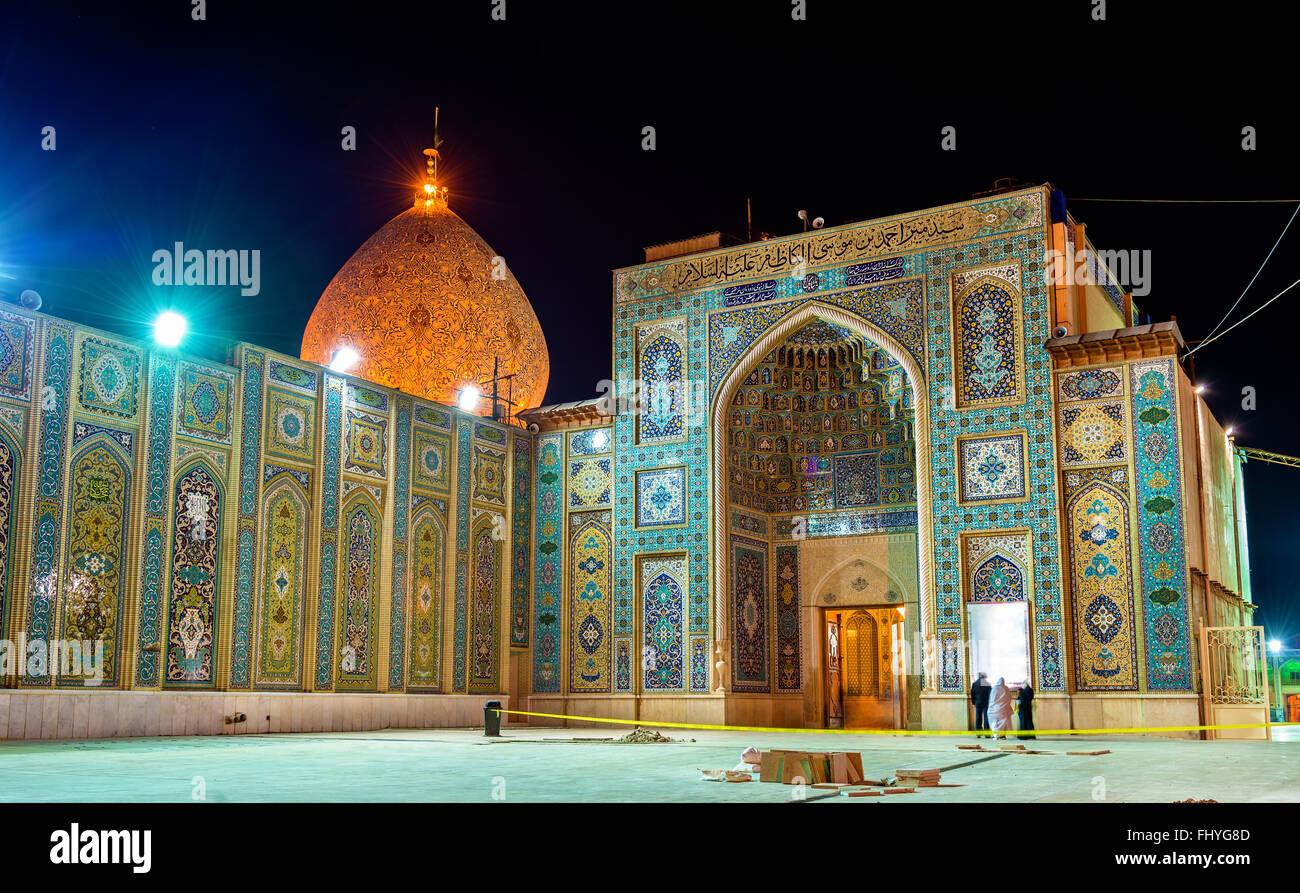 Shah Cheragh, un monument funéraire et la mosquée de Shiraz - Iran Banque D'Images