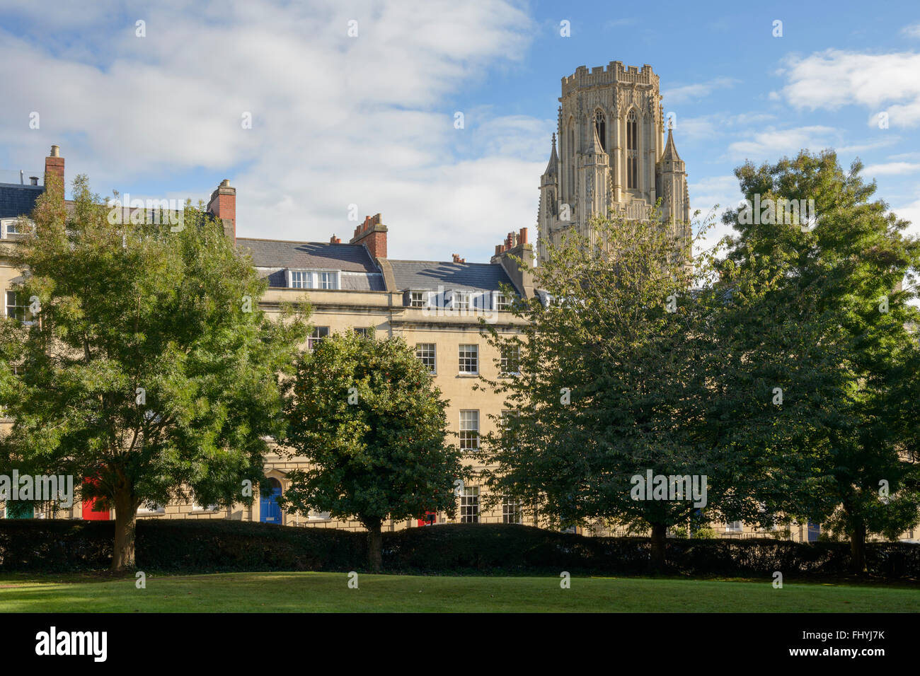 Une vue de l'Édifice commémoratif de testaments de Berkeley Square à Bristol. Banque D'Images