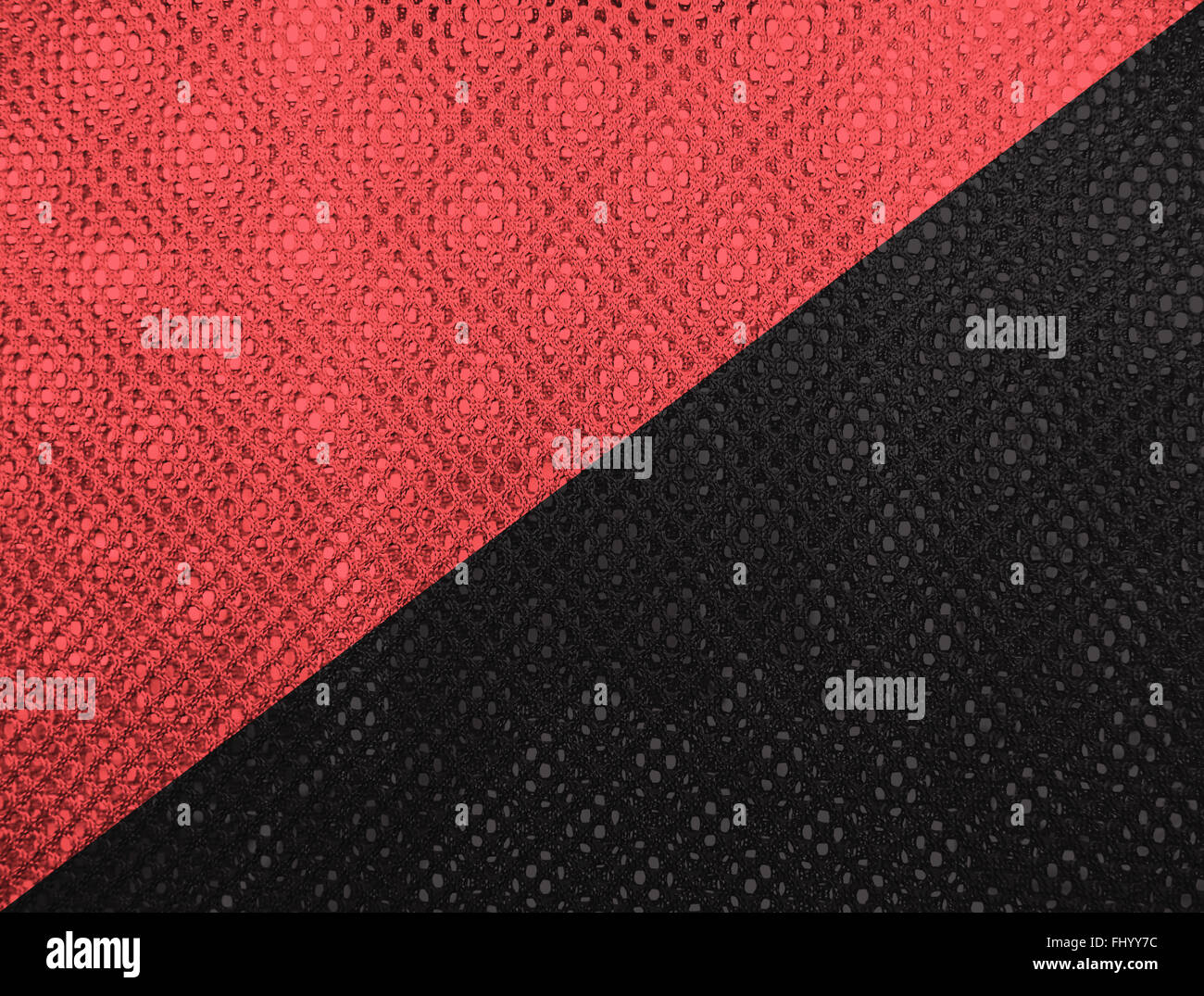 Drapeau rouge et noir du communisme anarchiste et Anarcho Syndacalism Banque D'Images