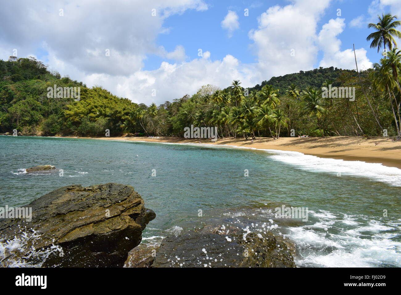 Englishman's Bay, Tobago Banque D'Images