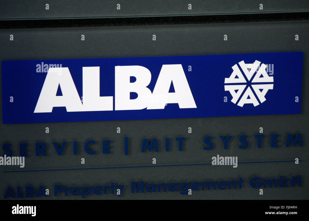 Markenname : 'Alba', Berlin. Banque D'Images