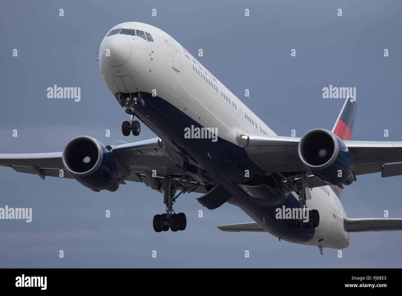 Delta Airlines, Boeing 767 Banque D'Images