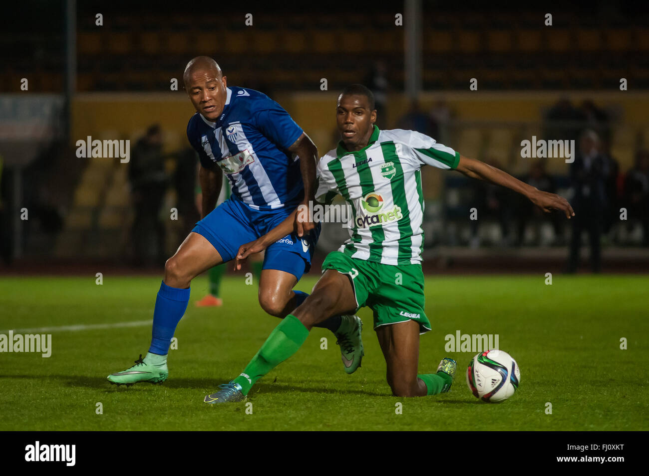 FC Aris Limassol Famagouste FC Joueuse v 0-0,27/02/2016 Banque D'Images