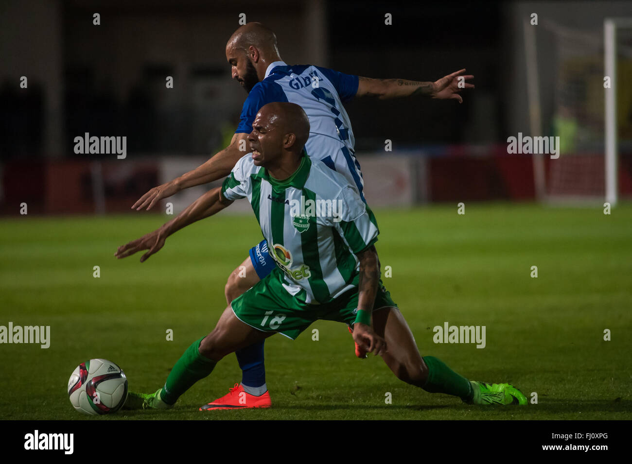 FC Aris Limassol Famagouste FC Joueuse v 0-0,27/02/2016 Banque D'Images