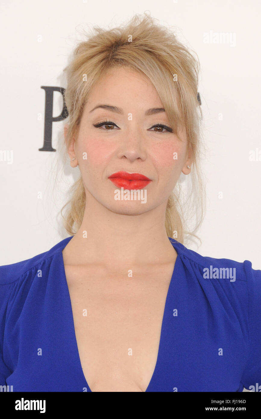 Santa Monica, CA, USA. Feb 27, 2016. 27 février 2016 - Santa Monica, Californie - Katherine Castro. 31e Annual Film Independent Spirit Awards - Arrivals tenue à la jetée de Santa Monica. Crédit photo : Byron Purvis/AdMedia Crédit : Byron Purvis/AdMedia/ZUMA/Alamy Fil Live News Banque D'Images