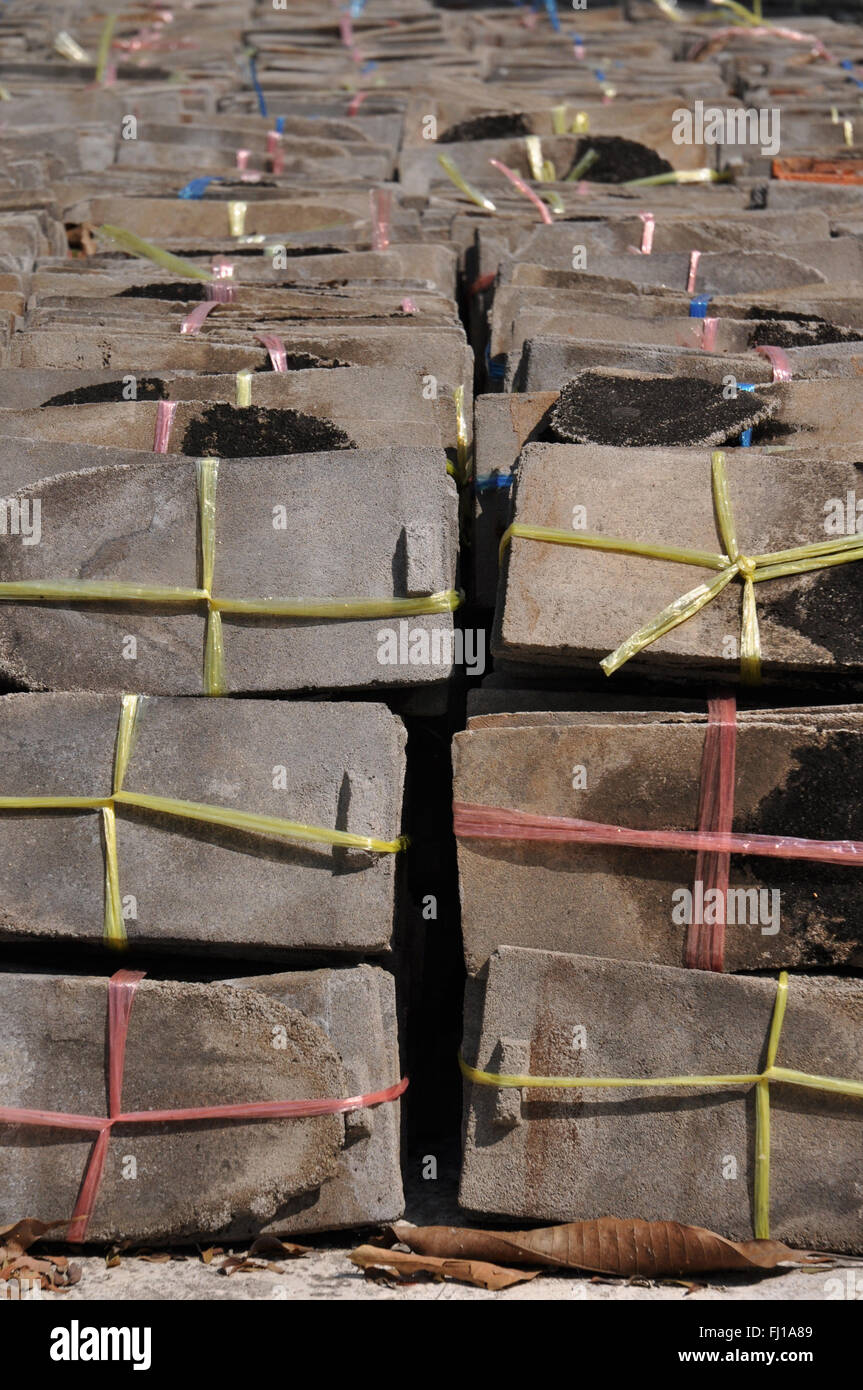 600x600, temple bouddhiste, Luang Prabang, Laos Banque D'Images