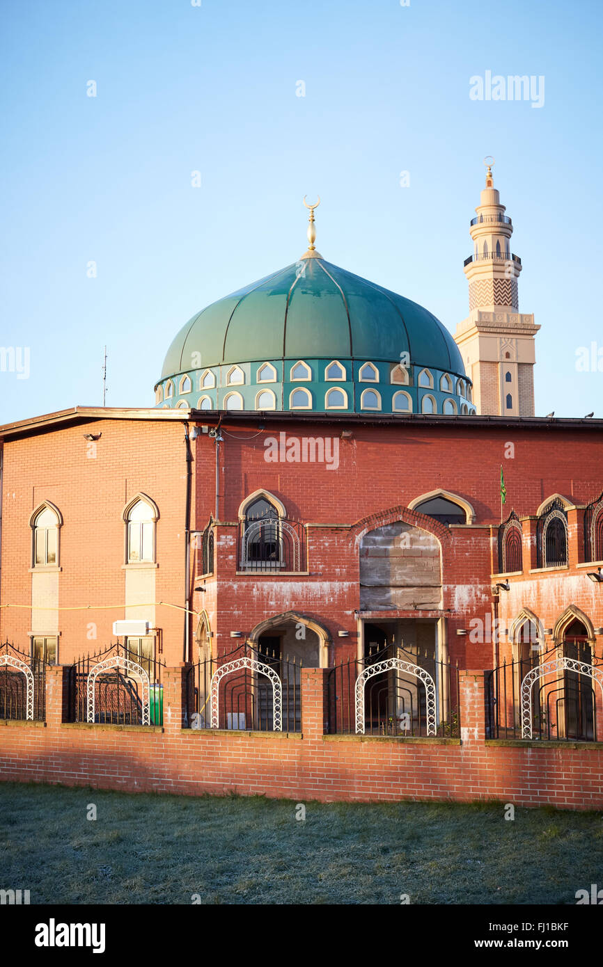 Mosquée centrale masjib jamia mosquée centrale de Rochdale Rochdale (CMR) anciennement connu sous le nom de Idara Taleem-ul-Islam a été créé en 1974 b Banque D'Images