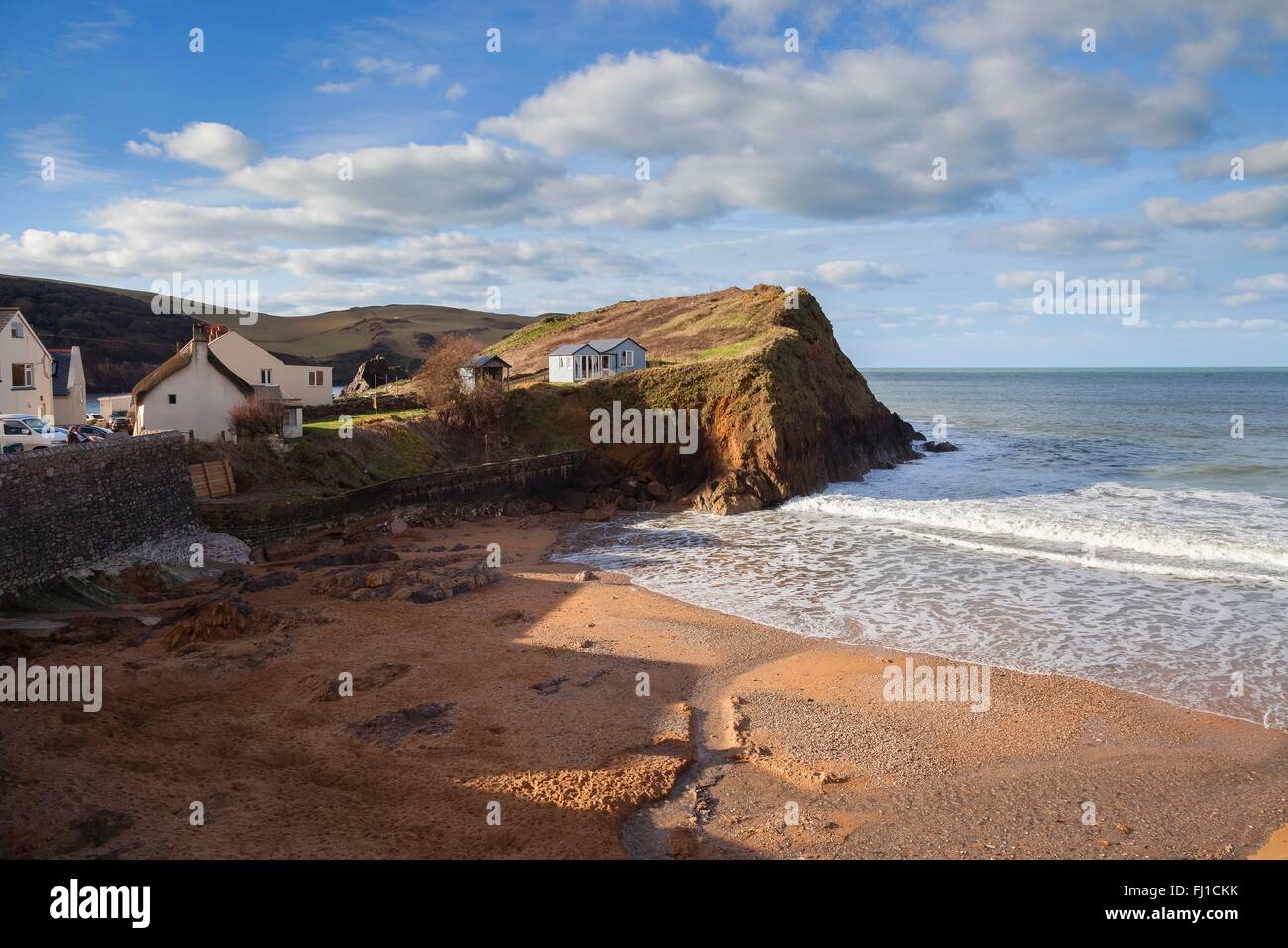 Hope Cove beach, Devon, Angleterre Banque D'Images