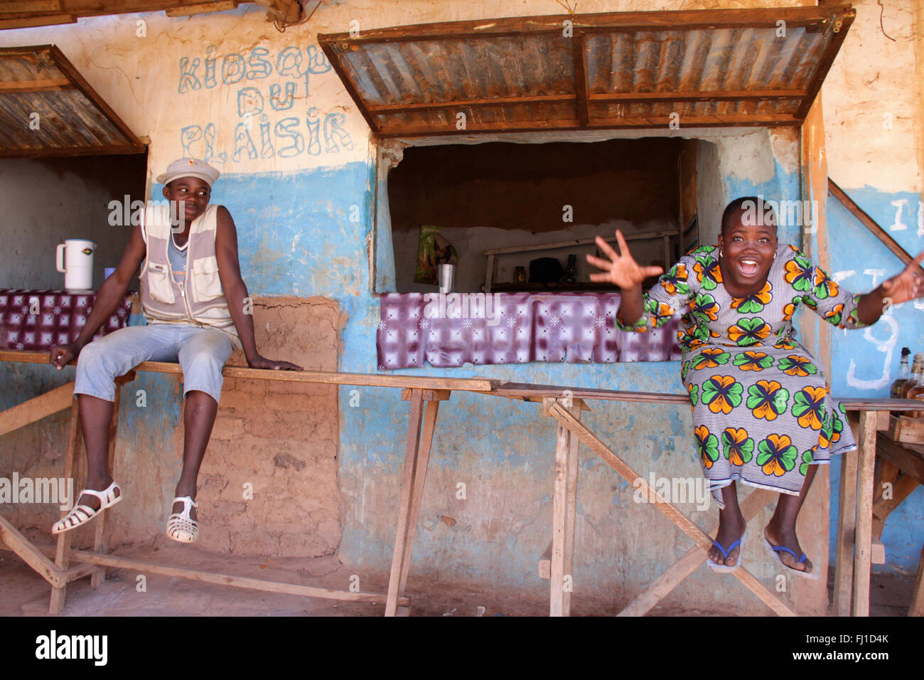 Burkina Faso les personnes et les lieux Banque D'Images