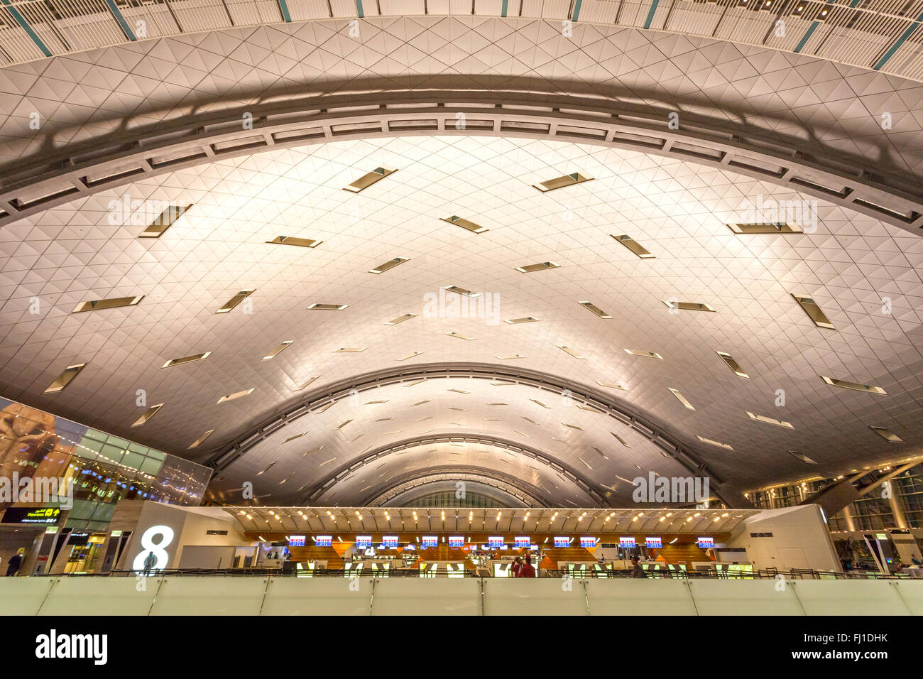 L'Aéroport International Hamad à Doha Banque D'Images