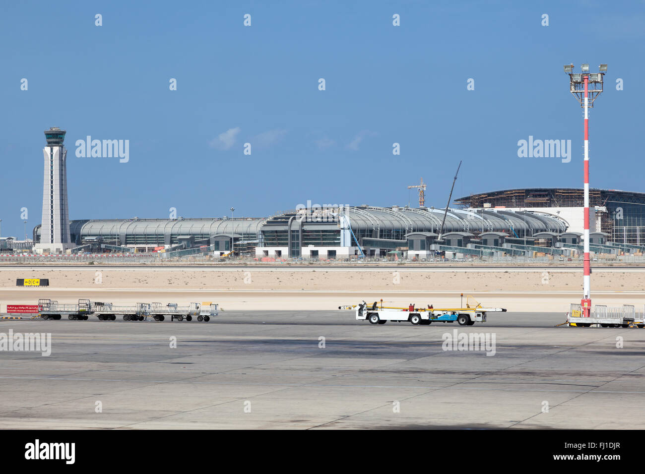 Nouvelles l'Aéroport International de Muscat Banque D'Images