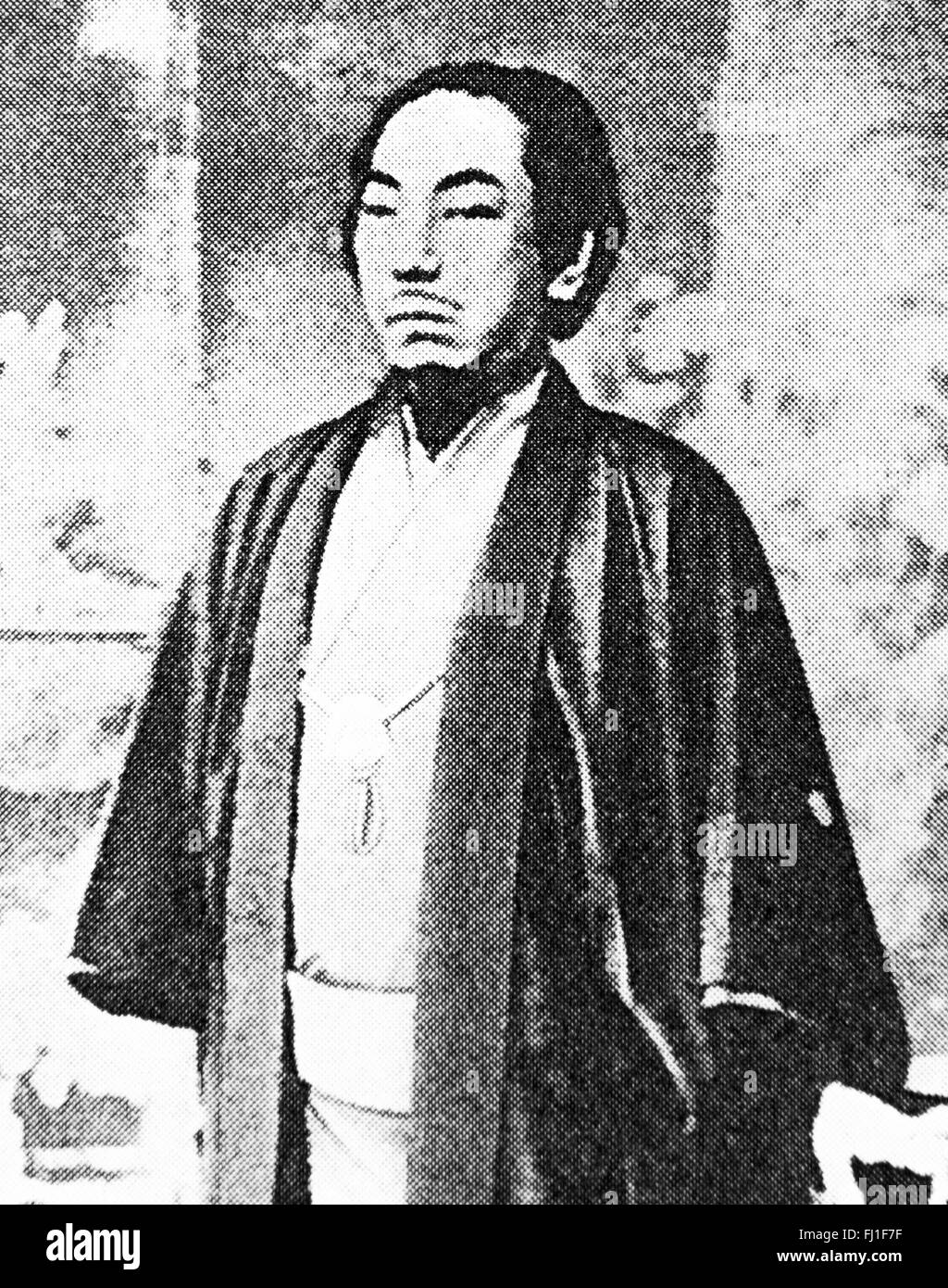Portrait de Sho Tai ( 3 Août, 1843 - 19 août 1901) fut le dernier roi des Ryukyu (Juin 8, 1848 - Octobre 10, 1872) et le chef de la domaine des Ryukyu (Octobre 10, 1872 - Mars 11, 1879). Banque D'Images
