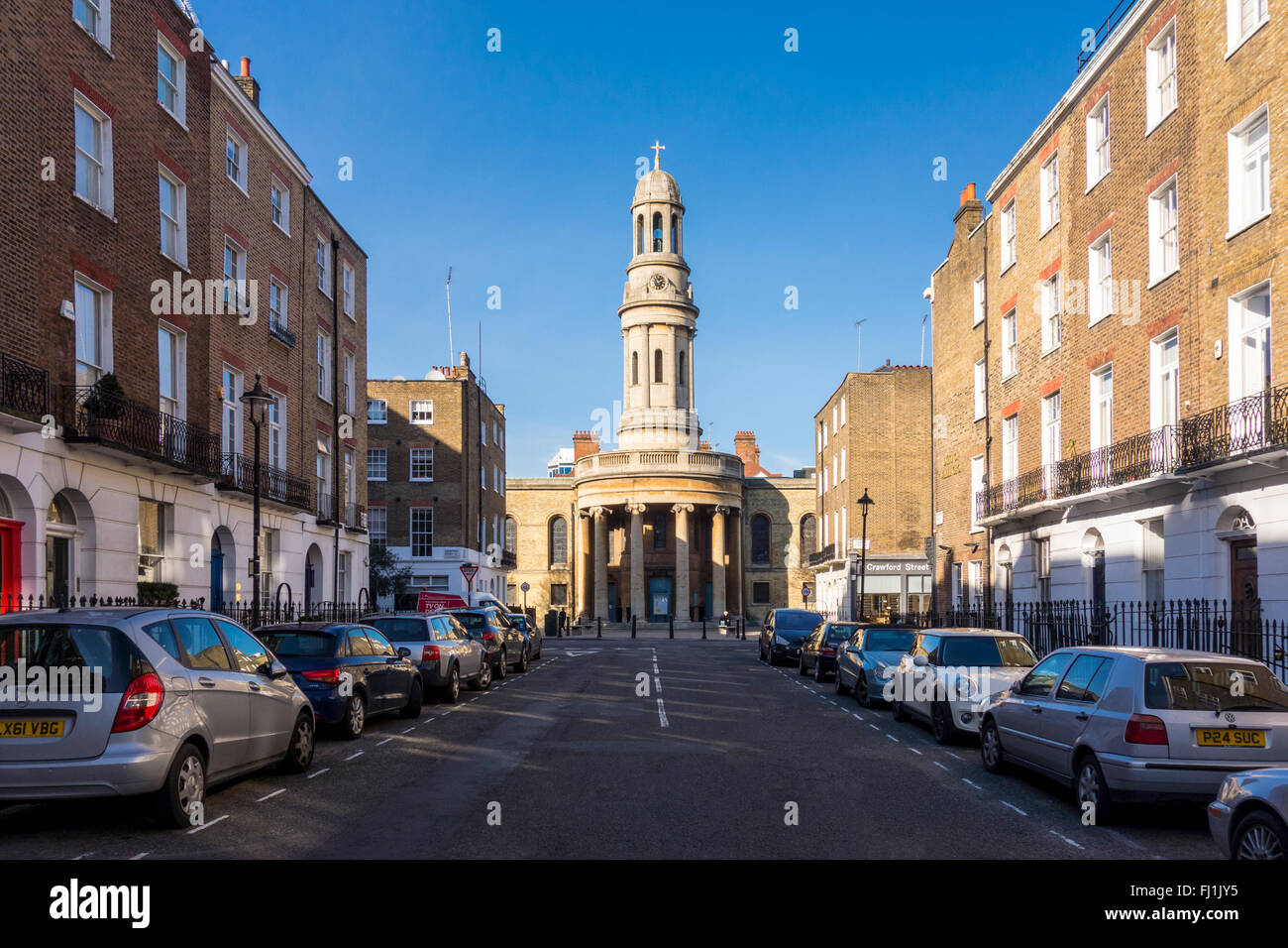 L'église St Mary de Londres. Wyndham, York Street, Londres Banque D'Images