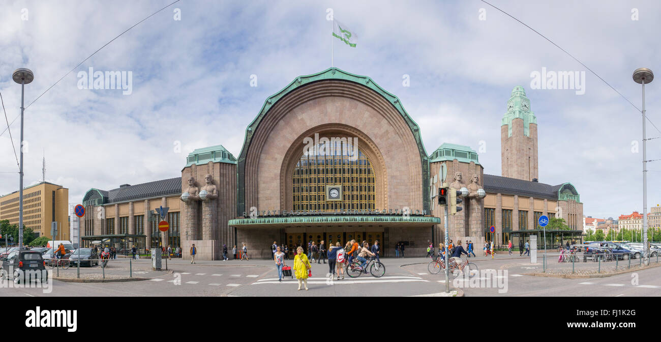 La gare d'Helsinki Banque D'Images