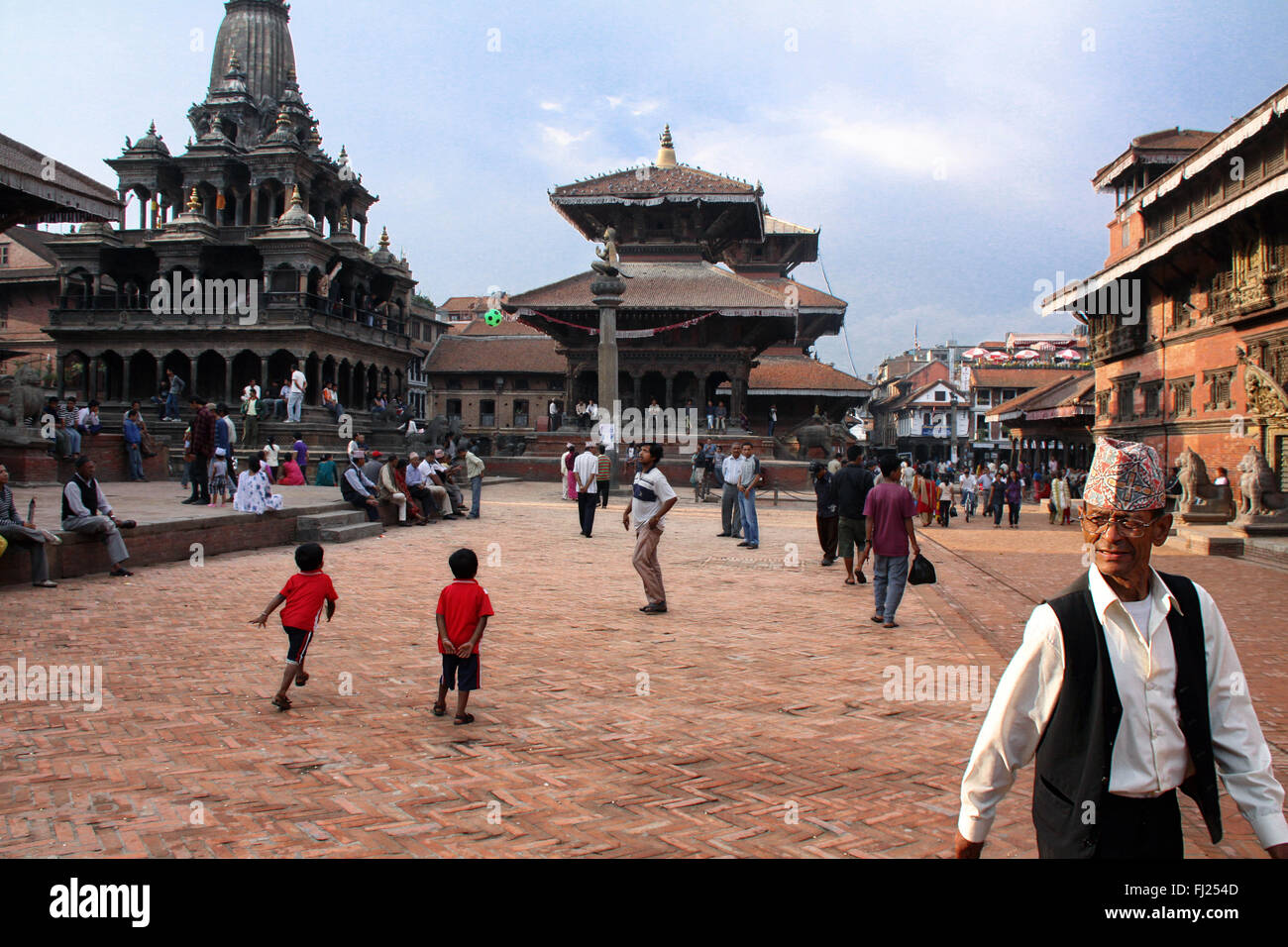 Durbar Square, Patan, Népal Banque D'Images