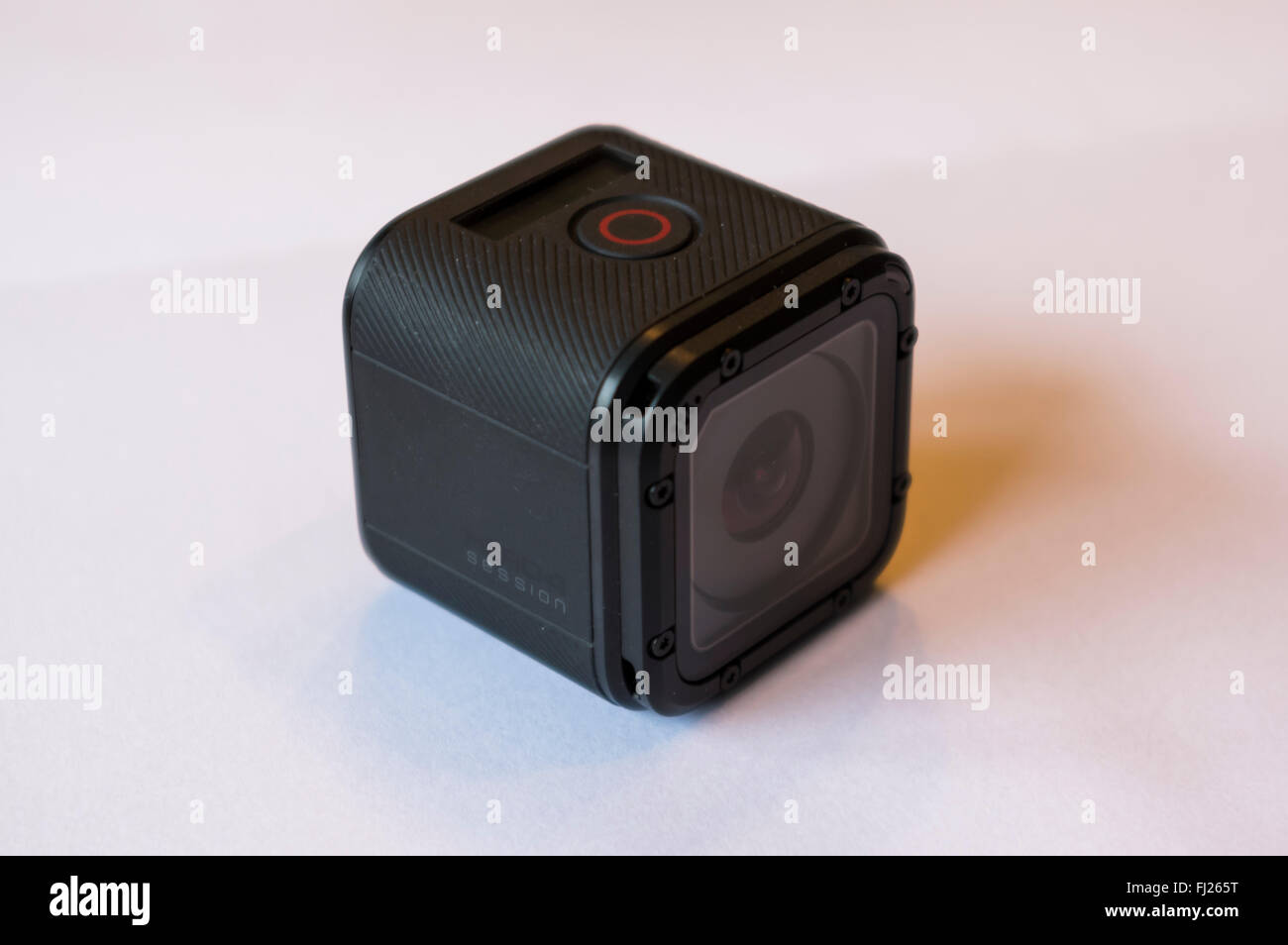 GoPro Hero 4 session, un appareil photo compact étanche à l'action. Banque D'Images