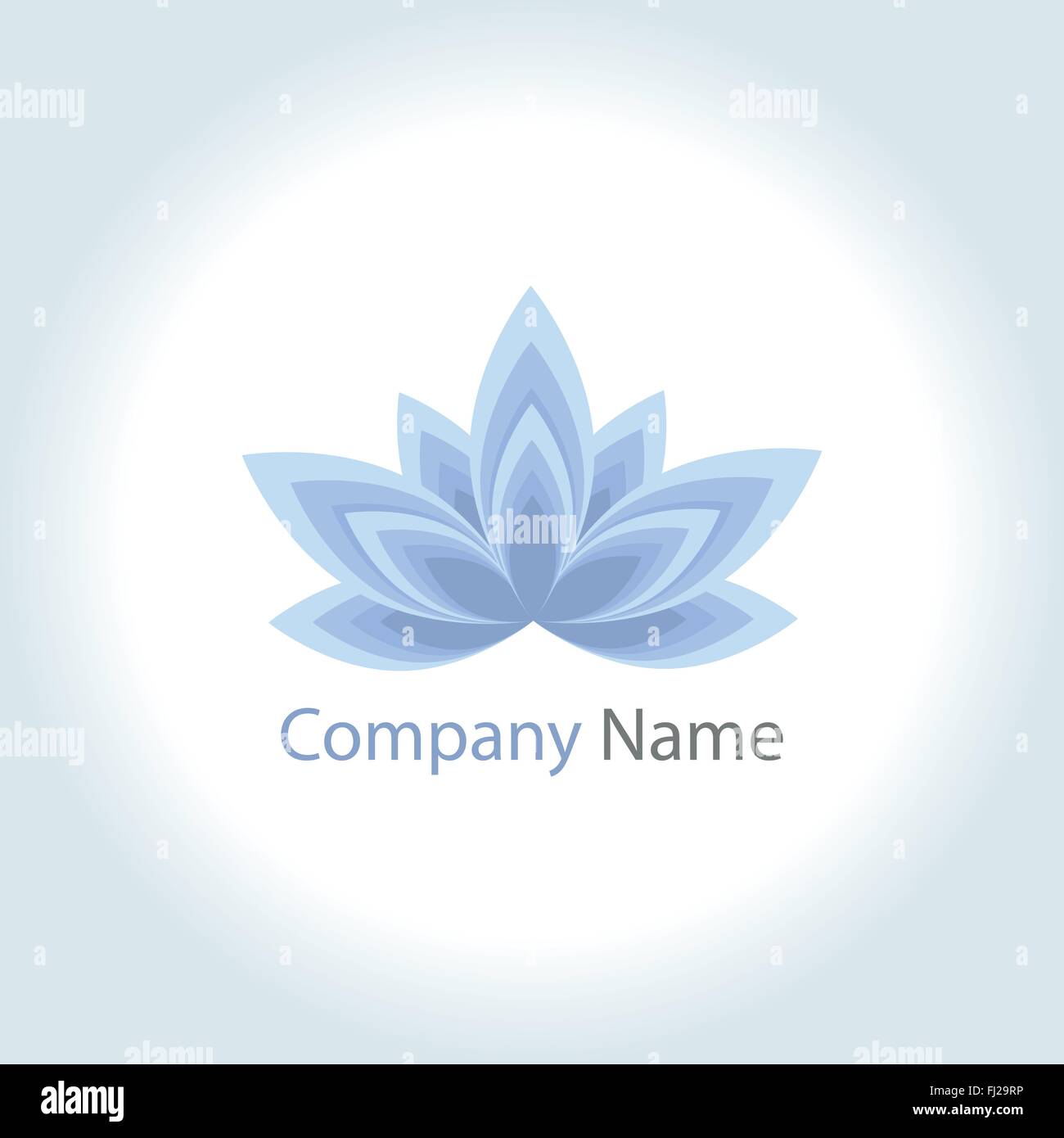 Icône vecteur et le logo avec fleur géométrique et cosmétique de beauté pour la société SPA Illustration de Vecteur