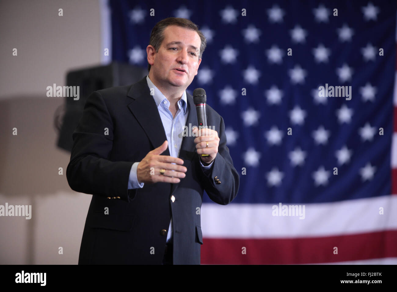 Candidat présidentiel républicain le sénateur Ted Cruz durant la Nevada conservateurs courageux rallye avec Glenn Beck hébergé par tenir la promesse SAA au Henderson Convention Center le 21 février 2016 à Henderson, Nevada. Banque D'Images