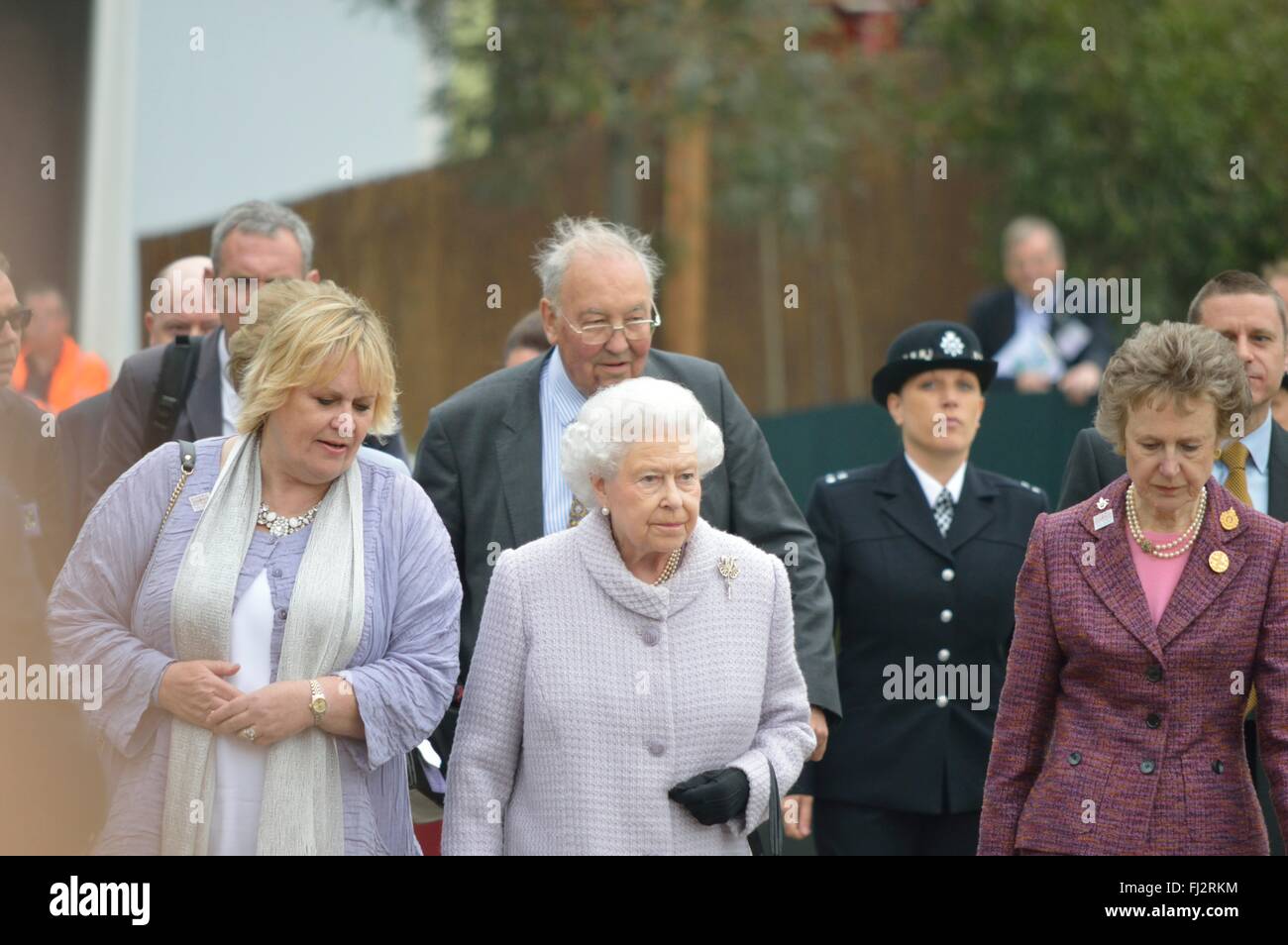 La reine Elizabeth II Banque D'Images