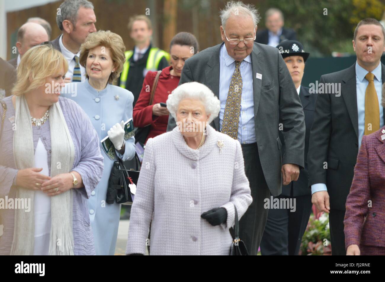 La reine Elizabeth II Banque D'Images