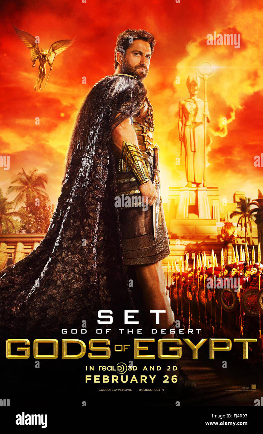 Dieux de l'Égypte (2016) GERARD BUTLER ALEX PROYAS (DIR) COLLECTION MOVIESTORE LTD Banque D'Images