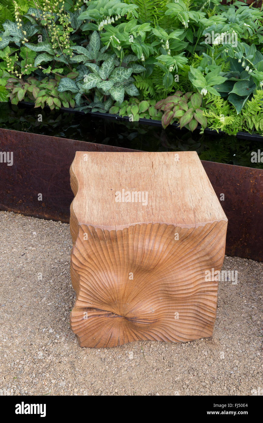Festival du printemps 2015 Malvern RHS Caractère contraignant conçu par Kate Durr Garden Design Meilleur Festival Garden award et un gold Banque D'Images