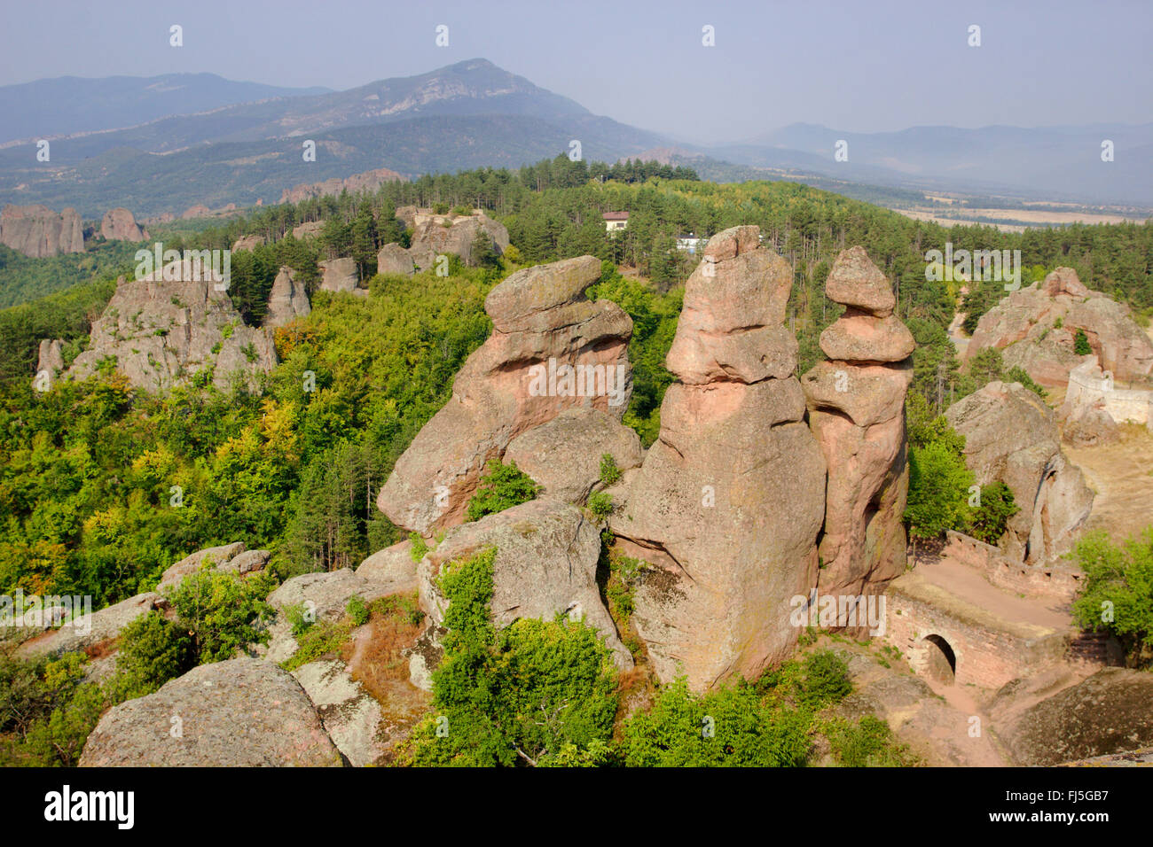 Belogradchik rocks et la forteresse de Belogradchik, Bulgarie, Belogradchik Banque D'Images