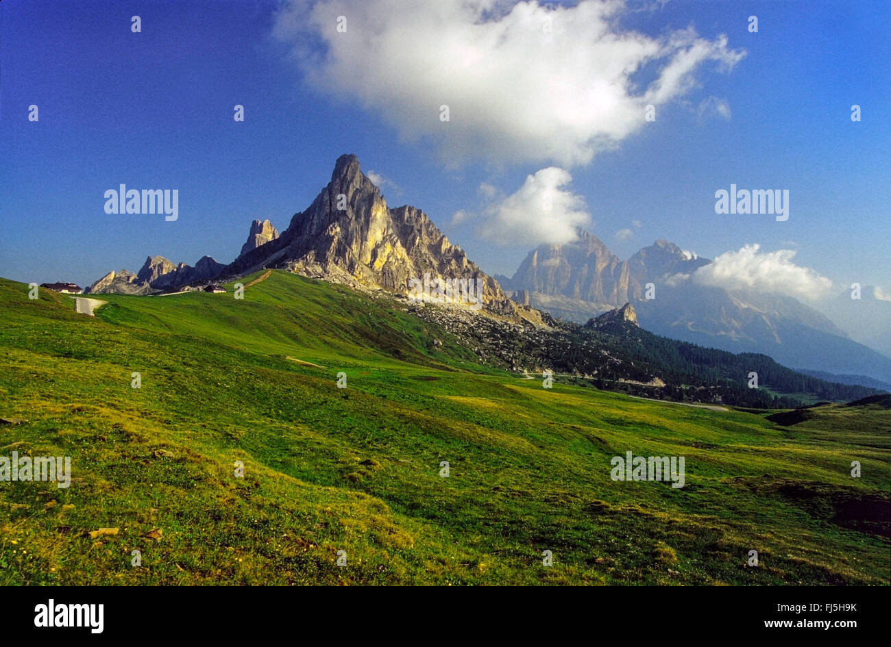 Col Giau, l'Italie, le Tyrol du Sud, Dolomites Banque D'Images