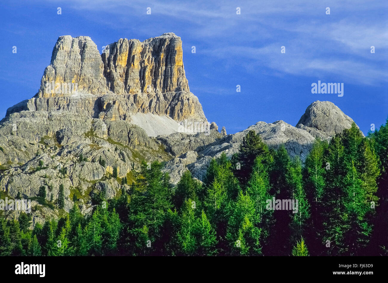 Groupe Ra Gusela, Italie, Dolomites Tyrol du Sud, Banque D'Images