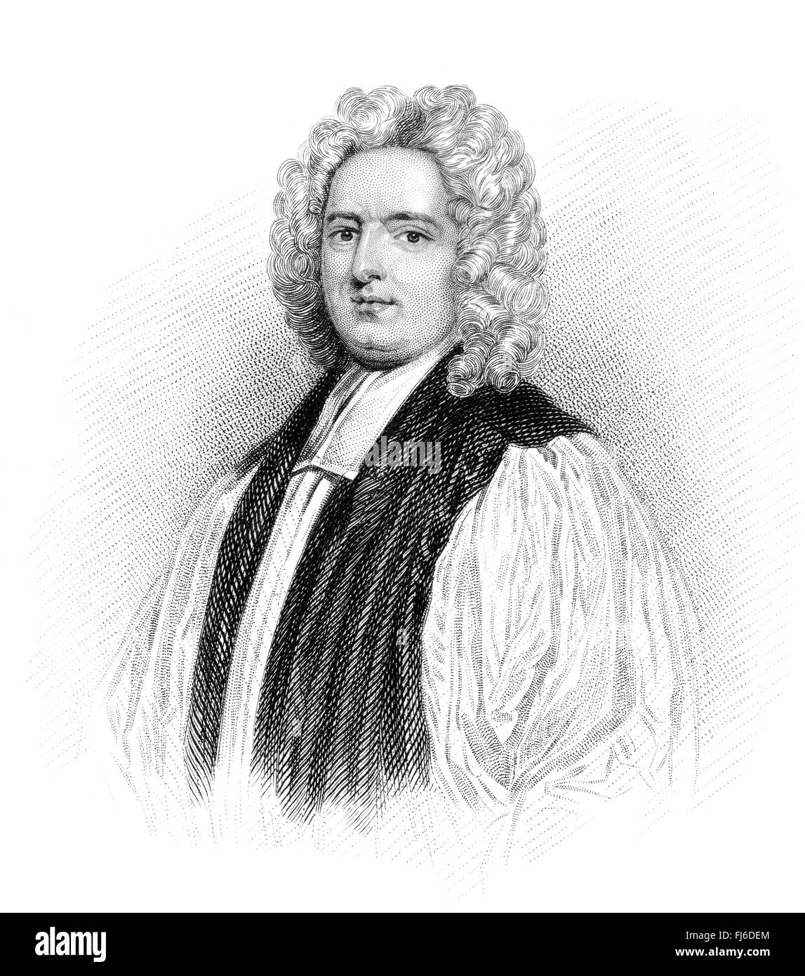 Francis Atterbury, 1663-1732, un homme de lettres, homme politique et de l'évêque Banque D'Images
