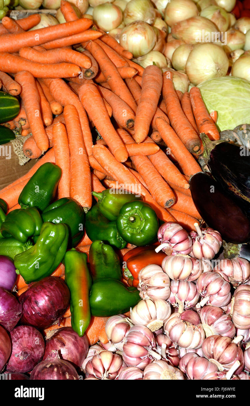 Marché des légumes sur Para Belem Brésil Banque D'Images