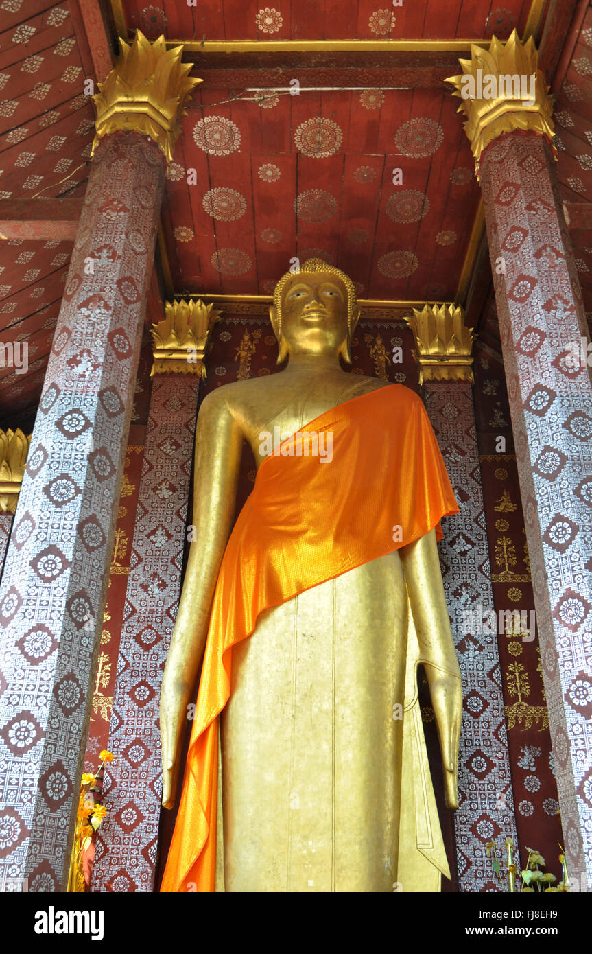 Statue de Bouddha, Luang Prabang, Laos Banque D'Images