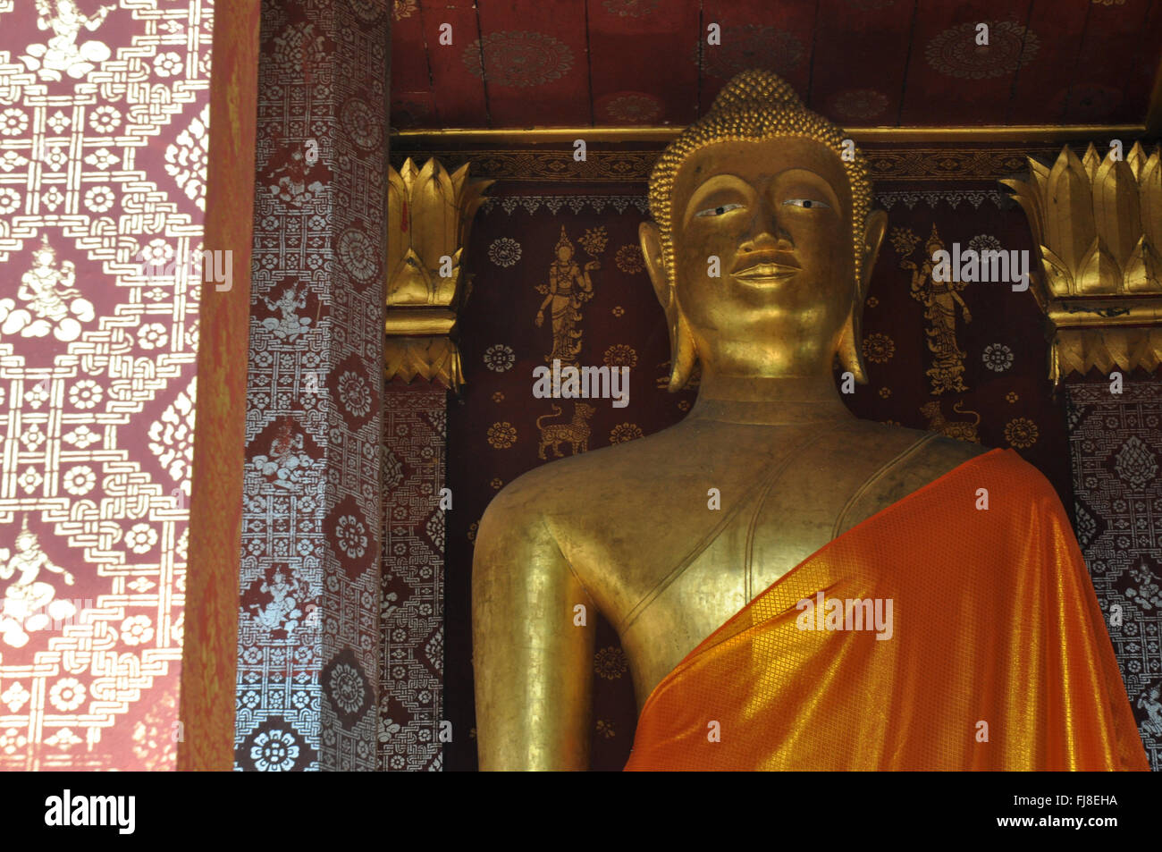 Statue de Bouddha, Luang Prabang, Laos Banque D'Images