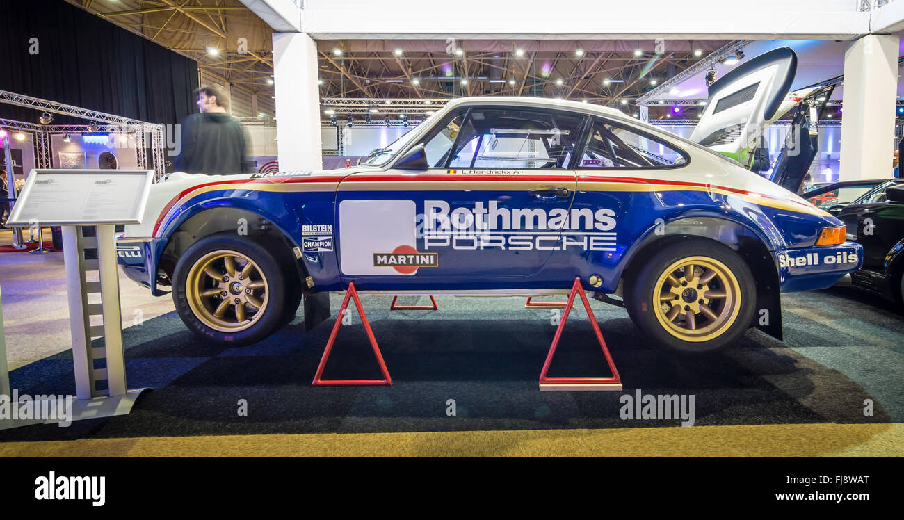 Voiture de sport Porsche 911 Groupe 4, 1977. Banque D'Images