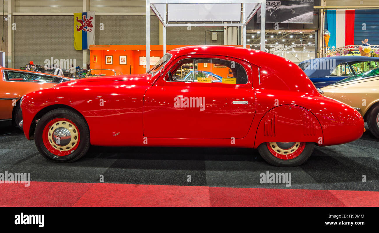 Sports voiture Fiat 1100 S Mille Miglia, 1947. Banque D'Images