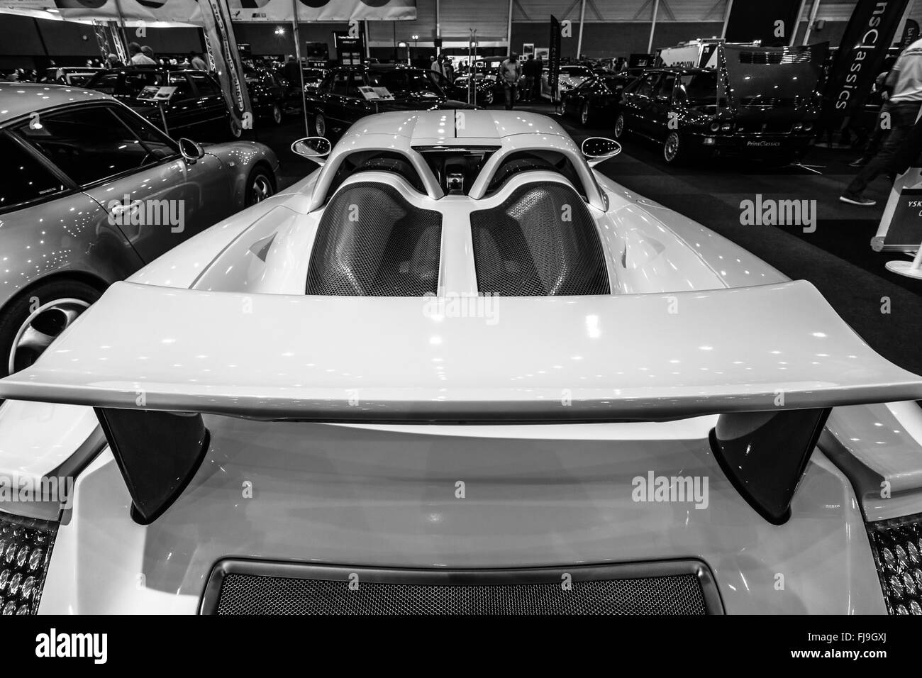 Modelo de carrera Banque d'images noir et blanc - Alamy