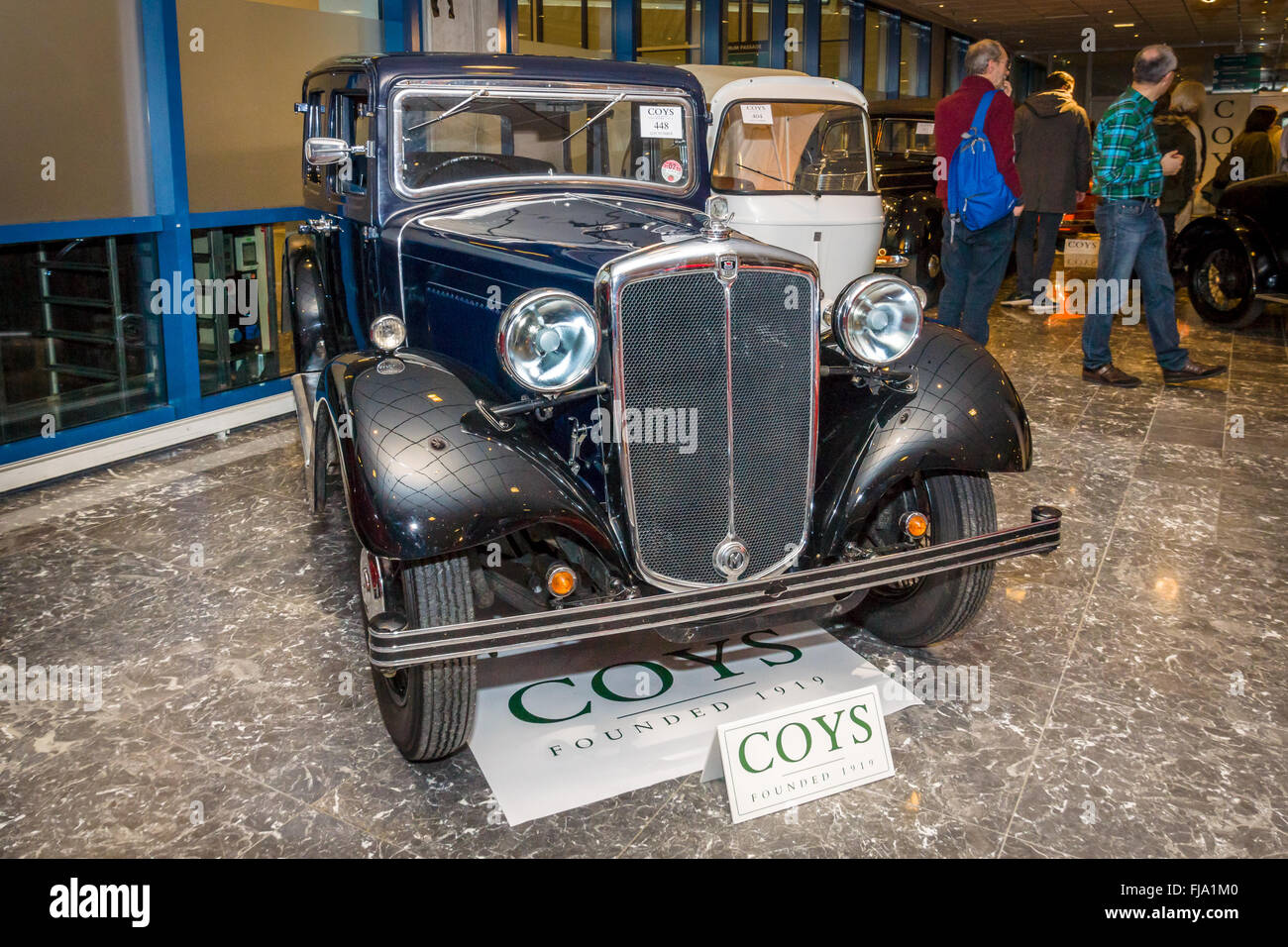 Vintage Car Morris, 1937 Pre-Series 12 Quatre. Banque D'Images