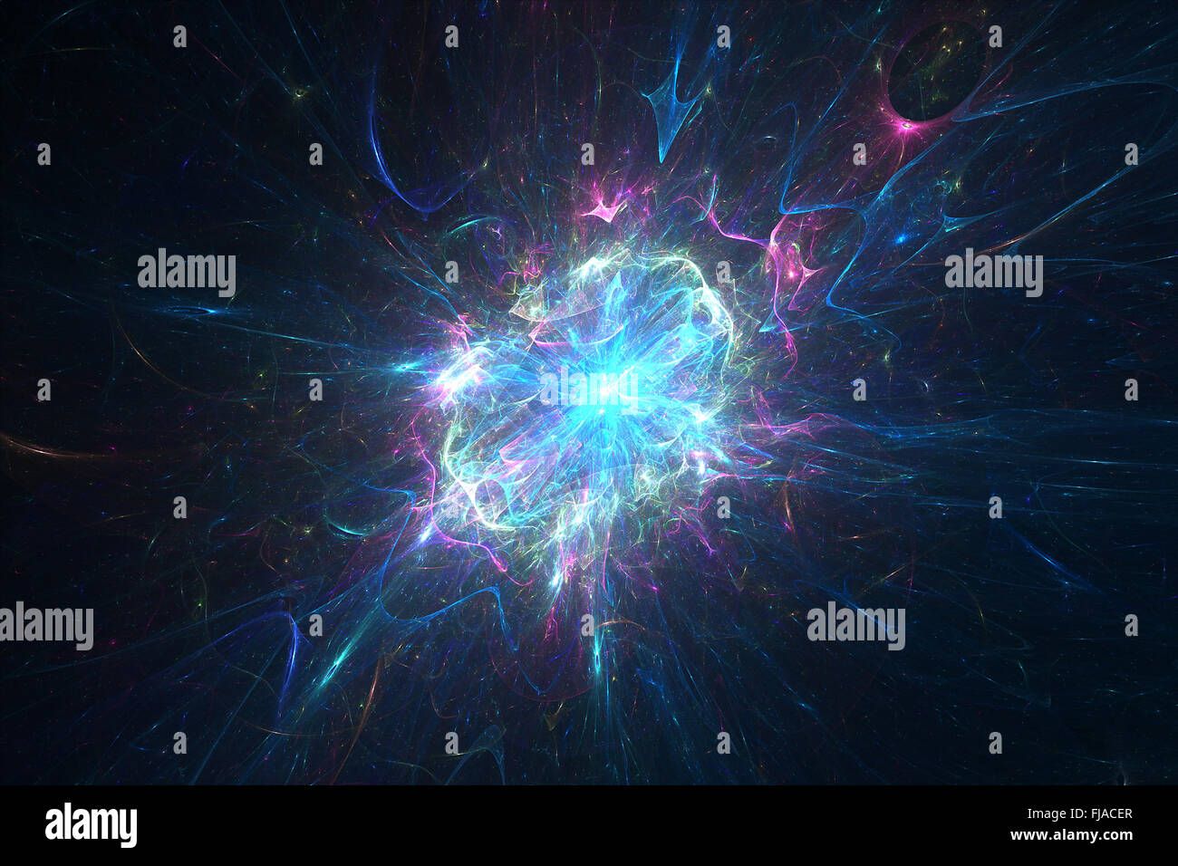 Abstract background sientific étoile à neutrons. Banque D'Images