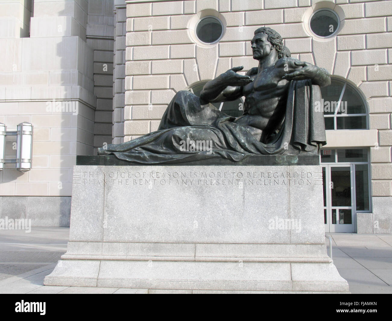 Le S. Oscar Straus Memorial à Washington, D.C. Banque D'Images