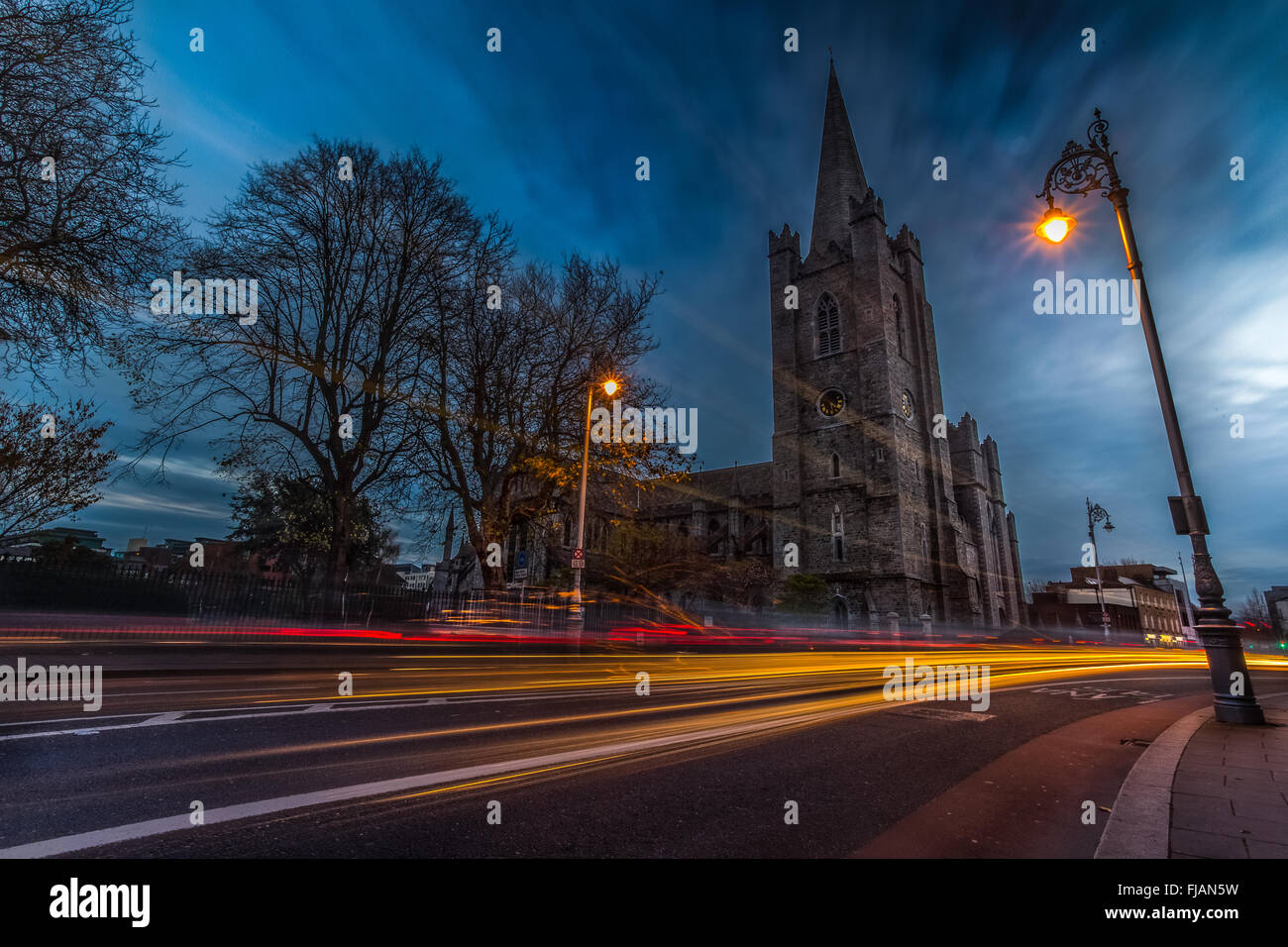 La Cathédrale Saint Patrick à Dublin, Irlande. Banque D'Images