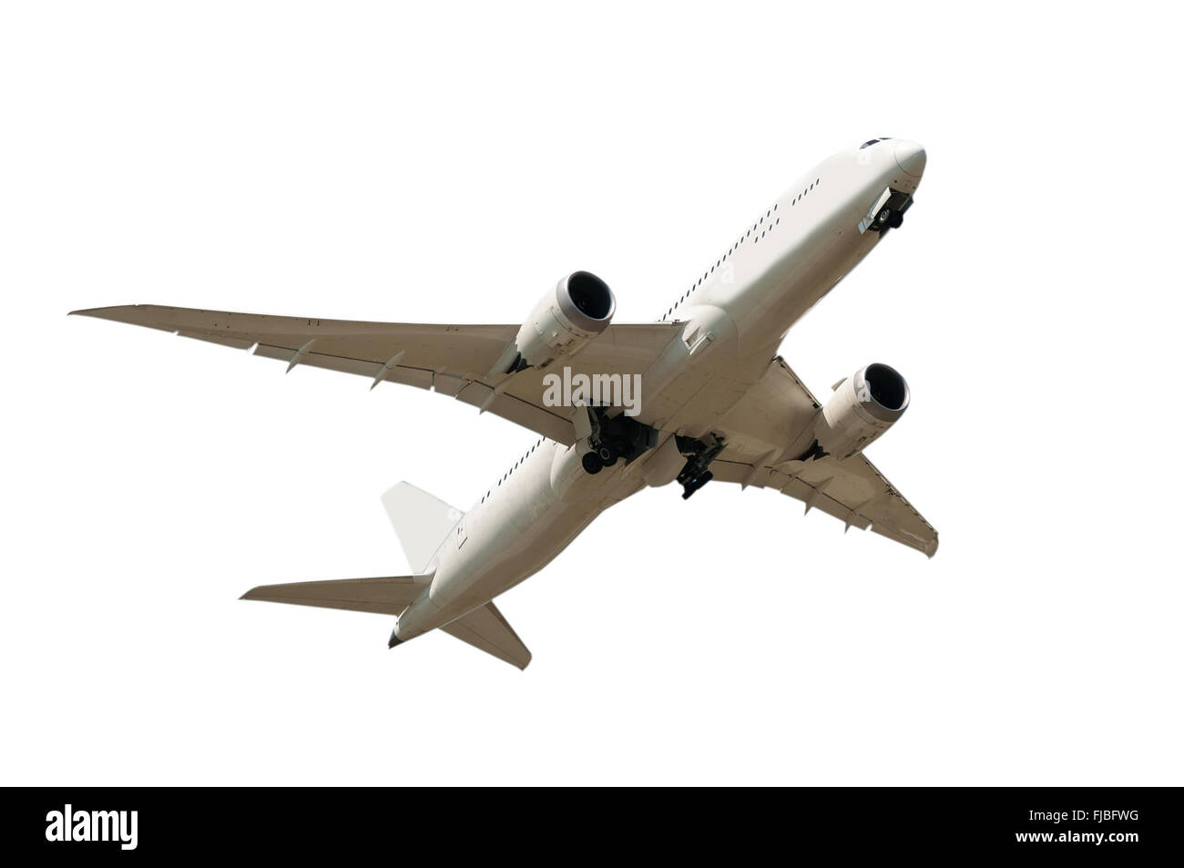 avion blanc Banque D'Images