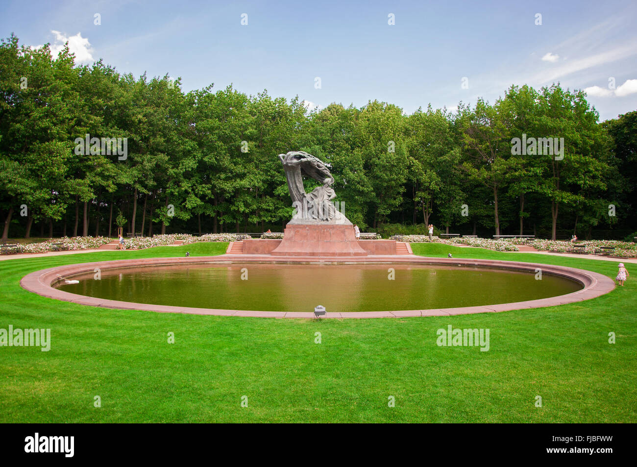 Monument de Chopin Banque D'Images