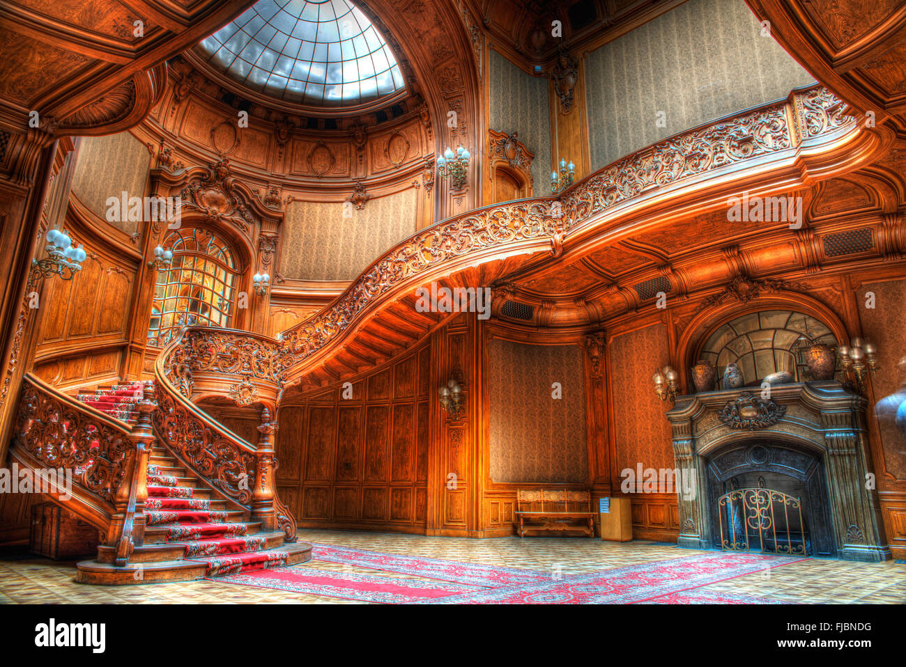 escalier ancien Banque D'Images