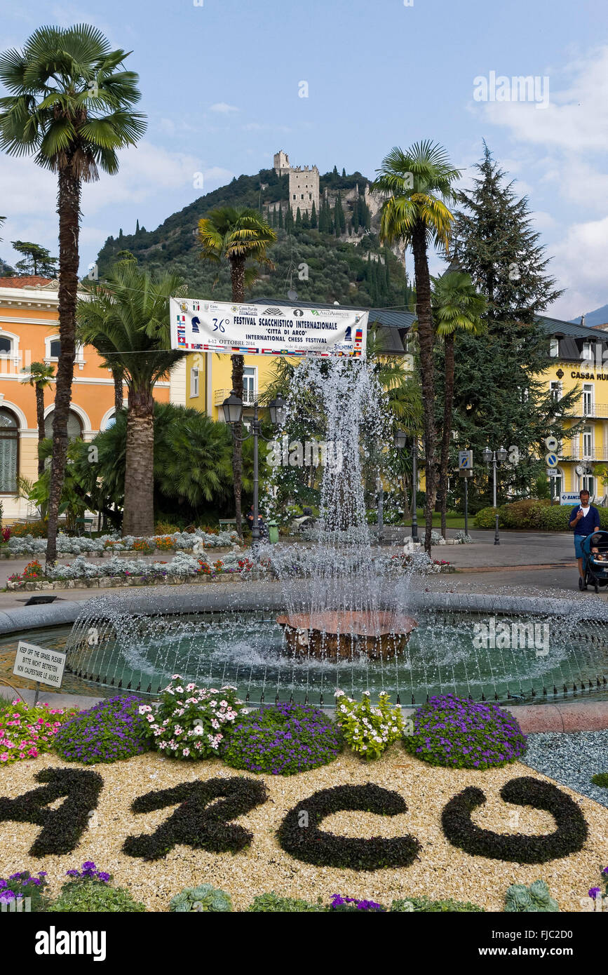 Arco, Gardasee, Trentin, Italie | Arco, Le Lac de Garde, le Trentin, Italie Banque D'Images