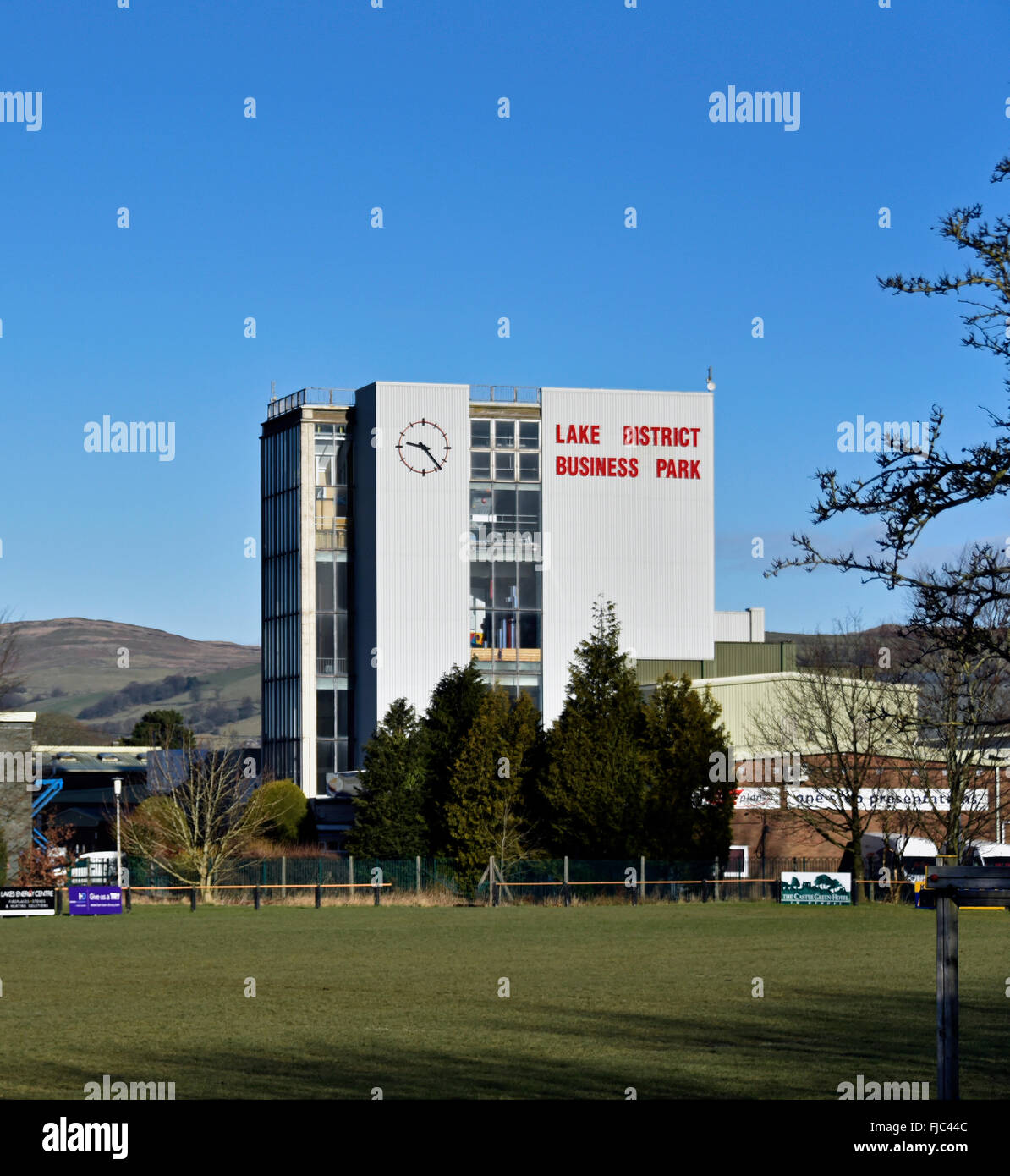 Lake District Business Park, menthe Bridge Road, Kendal, Cumbria, Angleterre, Royaume-Uni, Europe. Banque D'Images