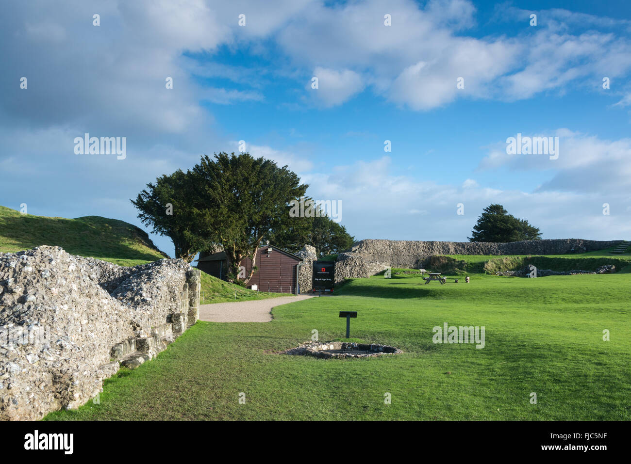 Old Sarum, Salisbury, Wiltshire, Angleterre, Royaume-Uni Banque D'Images