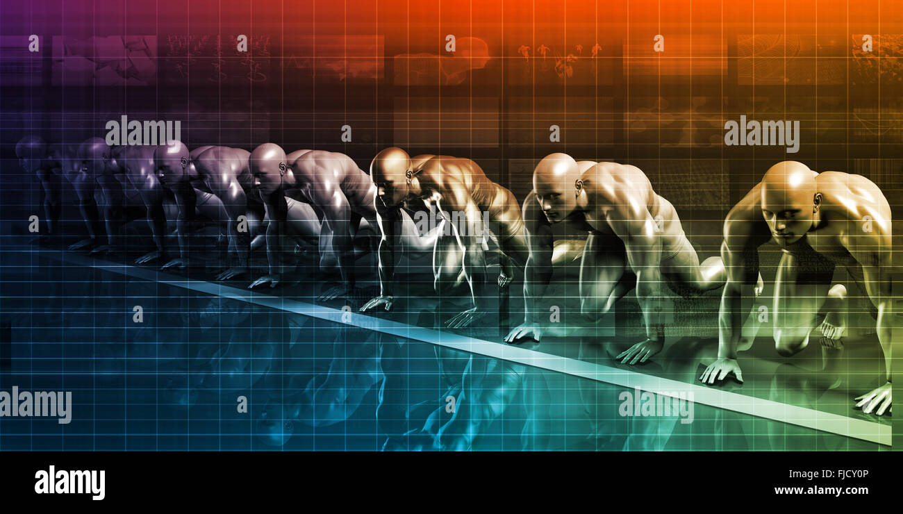 La gestion du rendement et la solution stratégique pour l'employé Banque D'Images