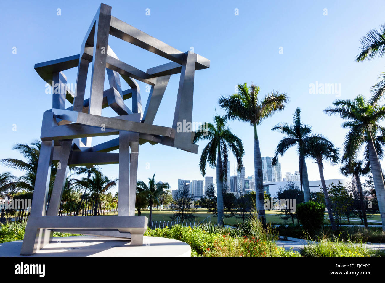 Miami Florida,Perez Art Museum Miami,PAMM,galerie,contemporain,extérieur,sculpture,FL160226048 Banque D'Images